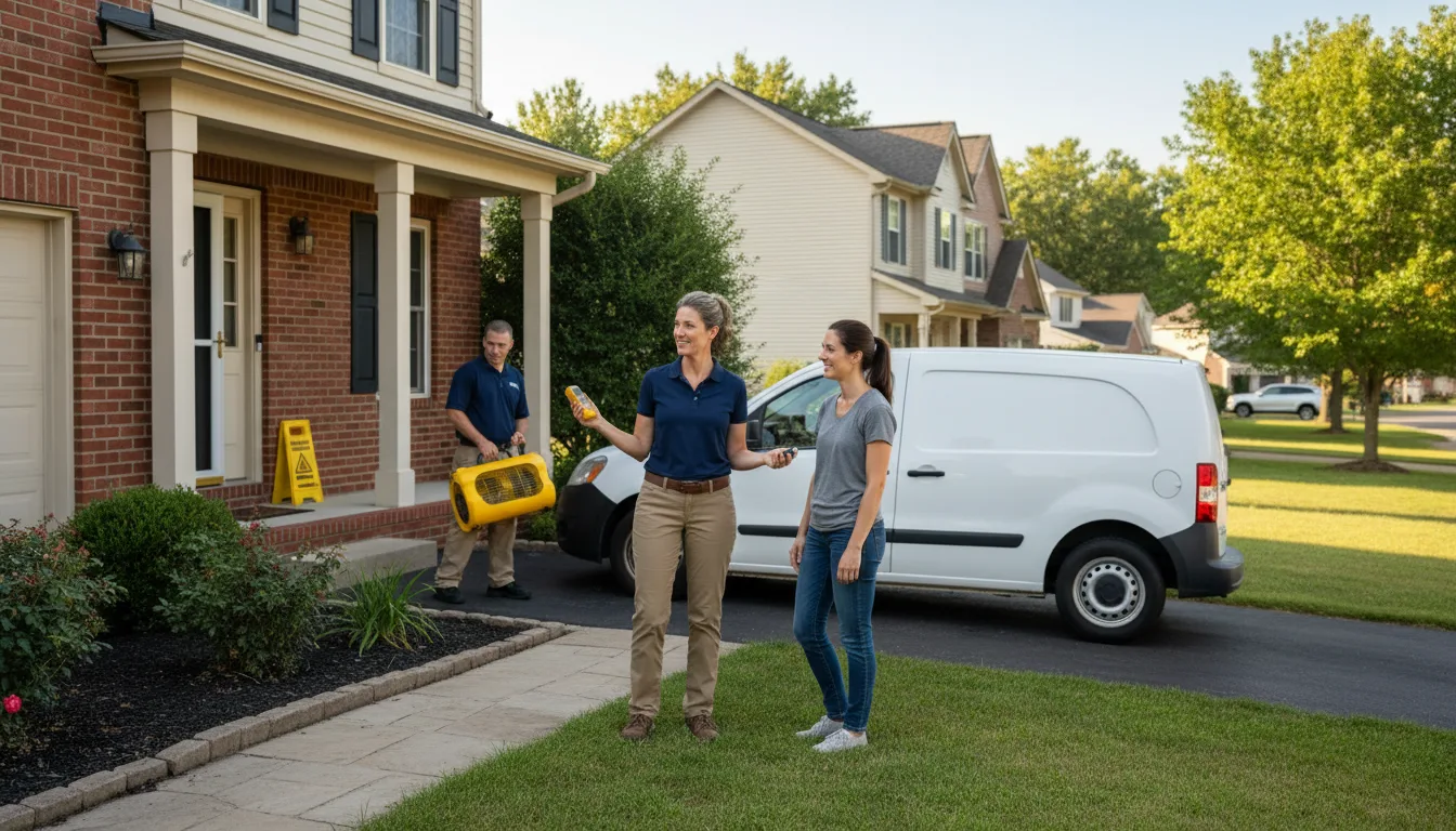 Water restoration image for Dehumidification And Cleanup Services in Norman, AR